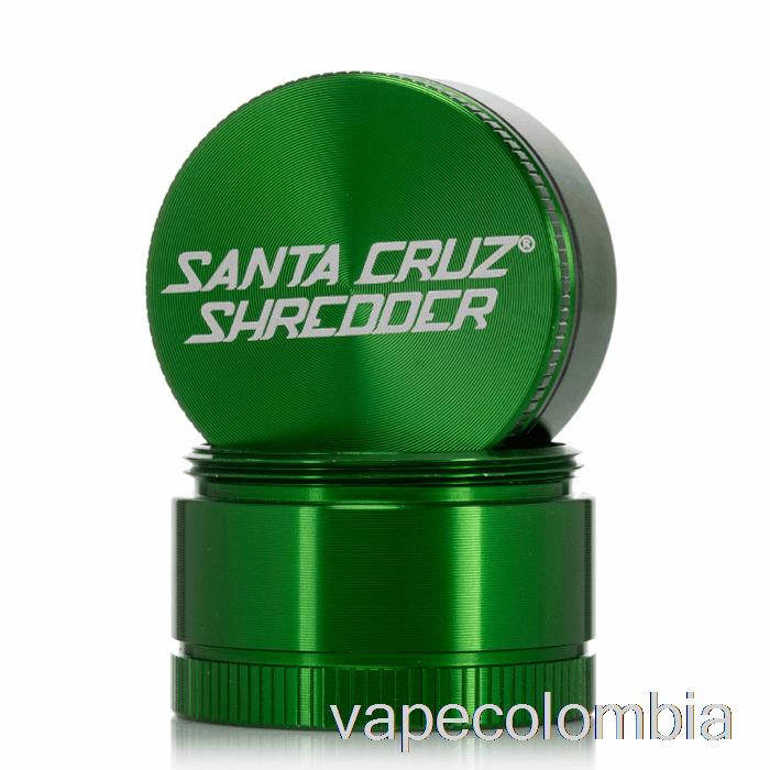 Trituradora De Vape Desechable Santa Cruz, Molinillo Pequeño De 3 Piezas De 1,6 Pulgadas, Verde (40mm)